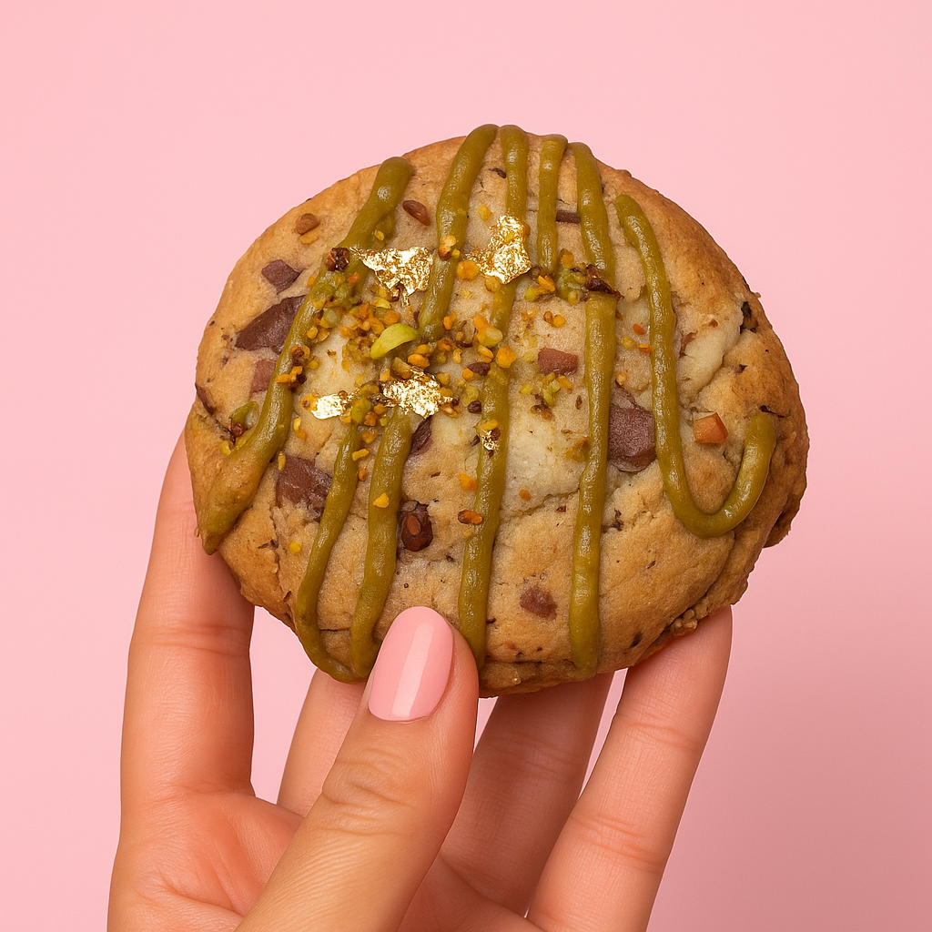 Pistachio Triple Chocolate Cookie