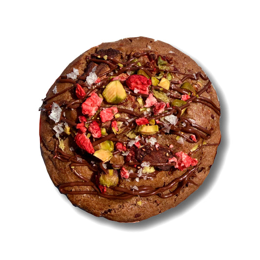 Dubai Chocolate Strawberry Cookie